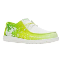 Wally Margaritaville 2 - White/Lime -Heydude 43723 13F WALLYMARGARITAVILLE2 WHITELIME RIGHT 3QTR
