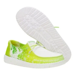 Wendy Margaritaville 2 - White/Lime 12 Wendy Margaritaville 2 - White/Lime -Heydude 43724 13F WENDYMARGARITAVILLE2 WHITELIME PAIR BOTTOM