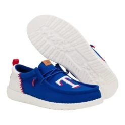 MLB Rangers™ Wally Funk - Rangers Royal/White -Heydude 43815 458 WALLYFUNKMLBRANGERS ROYALWHITE PAIR BOTTOM