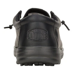 Wally Work CE Classic Slip Resistant Wide - Black 12 Wally Work CE Classic Slip Resistant Wide - Black -Heydude 43827 001 WALLYWORKCECLASSIC BLACK BACK conversion1