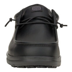 Wally Work CE Classic Slip Resistant Wide - Black 11 Wally Work CE Classic Slip Resistant Wide - Black -Heydude 43827 001 WALLYWORKCECLASSIC BLACK FRONT conversion1