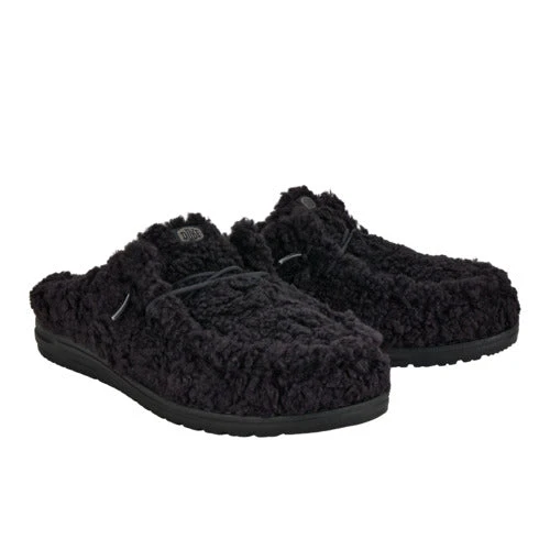Wendy Slipper - Cozy Black/Black 4 Wendy Slipper - Cozy Black/Black - Image 4