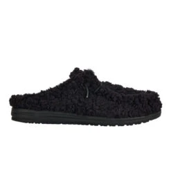 Wendy Slipper - Cozy Black/Black 19 Wendy Slipper - Cozy Black/Black -Heydude 44170 060 WENDY SLIPPER BLACK BLACK RIGHT SIDE conversion1