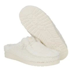 Wendy Slipper - Cozy Egret 12 Wendy Slipper - Cozy Egret -Heydude 44170 0LA WENDYSLIPPER EGRET PAIR BOTTOM
