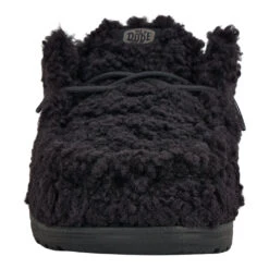 Wally Slipper - Cozy Black/Black -Heydude 44171 060 WALLY SLIPPER BLACK BLACK RIGHT FRONT