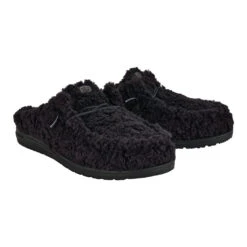 Front Page -Heydude 44171 060 WALLY SLIPPER BLACK BLACK RIGHT PAIR
