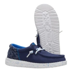 Wally Funk Youth Jersey Jacquard - Peacoat Blue/Multi 10 Wally Funk Youth Jersey Jacquard - Peacoat Blue/Multi -Heydude 44184 4WX WALLYFUNKYJERSEYJACQUARD PEACOATBLUEMULTI PAIR BOTTOM conversion1