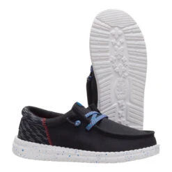 Wally Funk Youth Jersey Jacquard - Black/Multi 10 Wally Funk Youth Jersey Jacquard - Black/Multi -Heydude 44184 0C4 WALLYFUNKYJERSEYJACQUARD BLACKMULTI PAIR BOTTOM conversion1