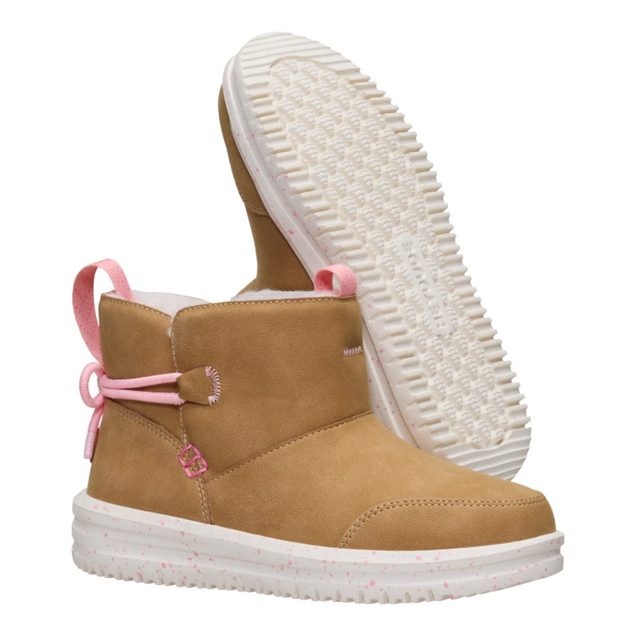 Camden Bow Boot Youth Cozy - Chestnut 3 Camden Bow Boot Youth Cozy - Chestnut - Image 3