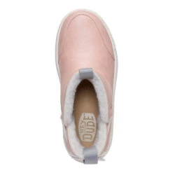 Camden Bow Boot Youth Cozy - Sparkle Pink 13 Camden Bow Boot Youth Cozy - Sparkle Pink -Heydude 44232 6VG CAMDENBOWBOOTYCOZY SPARKLEPINK TOP conversion1