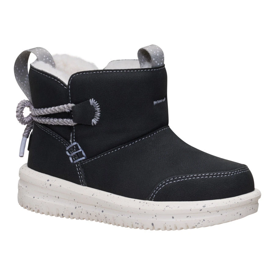 Camden Bow Boot Toddler Cozy - Black 7 Camden Bow Boot Toddler Cozy - Black - Image 7