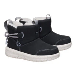 Camden Bow Boot Toddler Cozy - Black 10 Camden Bow Boot Toddler Cozy - Black -Heydude 44233 001 CAMDENBOWBOOTTCOZY BLACK PAIR conversion1