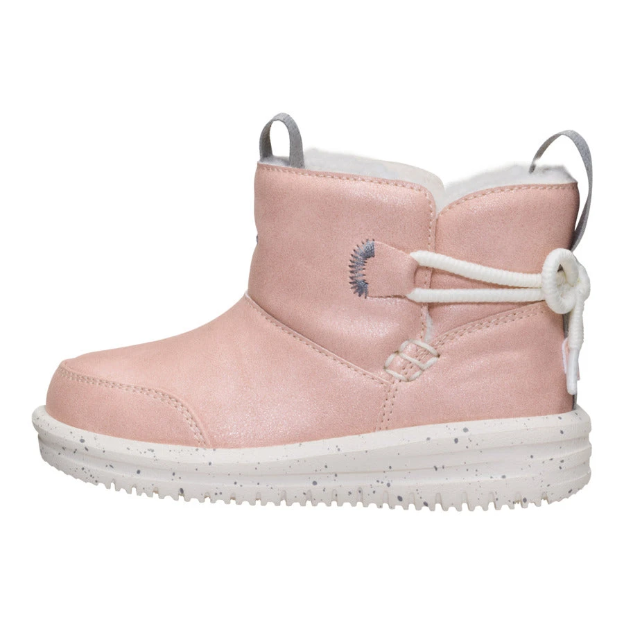 Camden Bow Boot Toddler Cozy - Sparkle Pink 1 Camden Bow Boot Toddler Cozy - Sparkle Pink