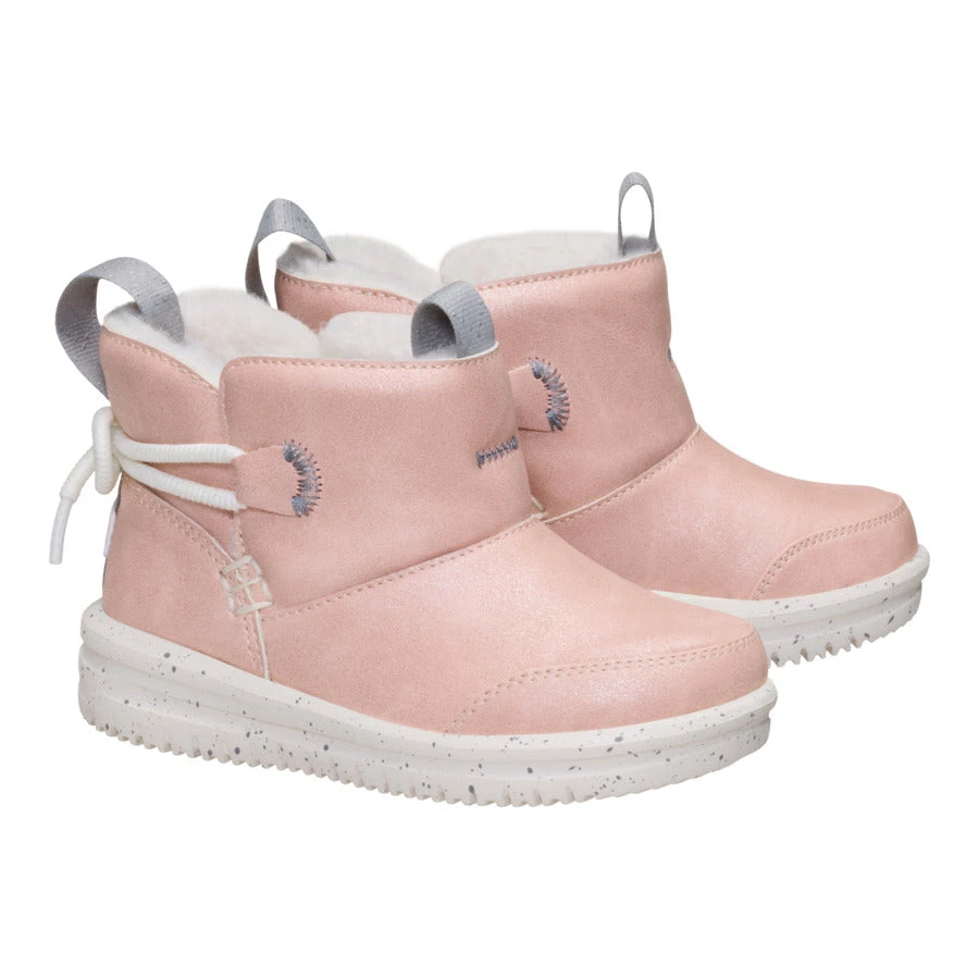 Camden Bow Boot Toddler Cozy - Sparkle Pink 2 Camden Bow Boot Toddler Cozy - Sparkle Pink - Image 2