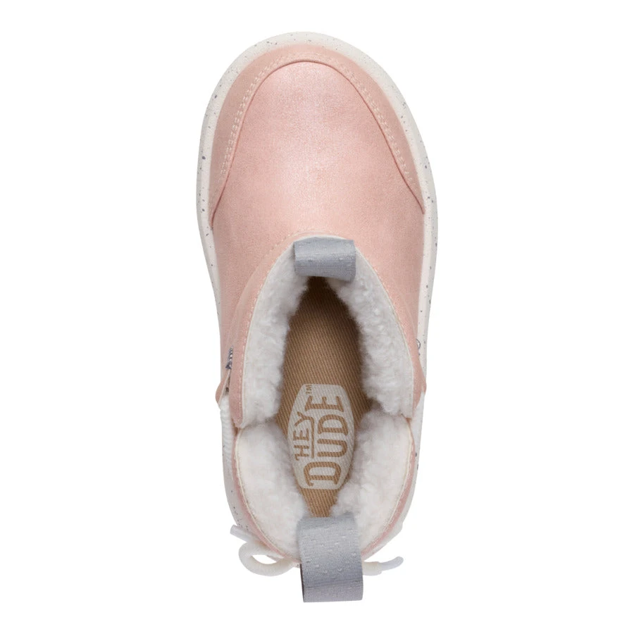 Camden Bow Boot Toddler Cozy - Sparkle Pink 6 Camden Bow Boot Toddler Cozy - Sparkle Pink - Image 6