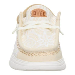 Wendy Comf Patchwork - Ivory/Tan -Heydude 44235 1OB WENDYCOMFPATCHWORK IVORYTAN FRONT conversion1