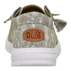 Wendy Funk Embroidered Floral - Olive -Heydude 44237 337 WENDYFUNKEMBROIDERED OLIVE BACK conversion1