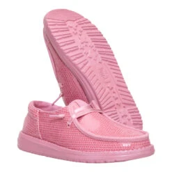 Wendy Funk Mono Sequin - Foxglove Pink -Heydude 44241 79S WENDYFUNKMONOSEQUIN FOXGLOVEPINK PAIR BOTTOM conversion1