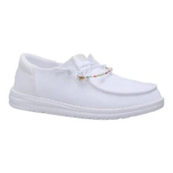 Wendy Funk Mesh Shoelry - White -Heydude 44242 100 WENDYFUNKMESHSHOELRY WHITE RIGHT SIDE conversion1