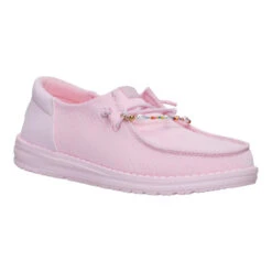 Wendy Funk Mesh Shoelry - Light Pink -Heydude 44242 6JN WENDYFUNKMESHSHOELRY LIGHTPINK RIGHT SIDE conversion1
