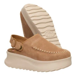 Delray Clog Suede - Tan 14 Delray Clog Suede - Tan -Heydude 44259 265 DELRAYCLOGSUEDE TAN PAIR BOTTOM conversion1