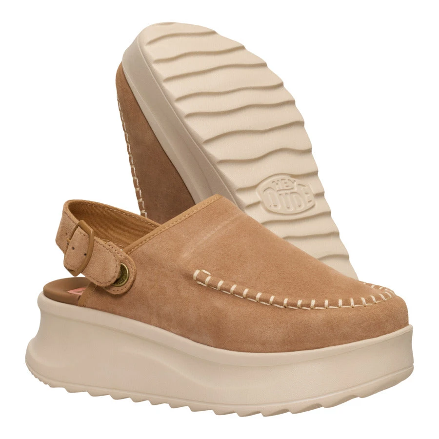 Delray Clog Suede - Tan 4 Delray Clog Suede - Tan - Image 4