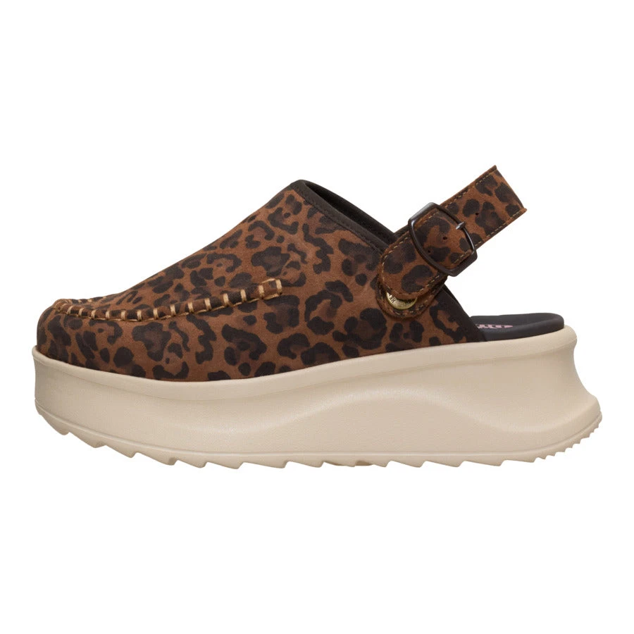 Delray Clog Suede - Brown Leopard 1 Delray Clog Suede - Brown Leopard
