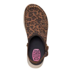 Delray Clog Suede - Brown Leopard 16 Delray Clog Suede - Brown Leopard -Heydude 44259 2GA DELRAYCLOGSUEDE BROWNLEOPARD TOP conversion1