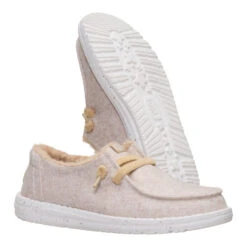 Wendy Wool Cozy - Oatmeal -Heydude 44272 272 WENDYWOOLCOZY OATMEAL PAIR BOTTOM conversion1