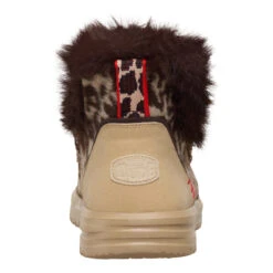 Camden Brushed Leopard Cozy - Leopard 12 Camden Brushed Leopard Cozy - Leopard -Heydude 44279 90L CAMDENBRUSHEDLEOPARDCOZY LEOPARD BACK conversion1