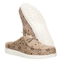 Wally Slip Sweater - Timber/Multi -Heydude 44305 2KQ WALLYSLIPSWEATER TIMBERMULTI PAIR BOTTOM conversion1