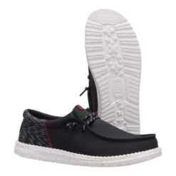 Wally Funk Jersey Jacquard - Black/Multi 9 Wally Funk Jersey Jacquard - Black/Multi -Heydude 44316 0C4 WALLYFUNKJERSEYJACQUARD BLACKMULTI PAIR BOTTOM conversion1