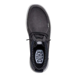 Wally Mid Gripr Vin Classic - Black Oyster/Black 12 Wally Mid Gripr Vin Classic - Black Oyster/Black -Heydude 44322 0PF WALLYMIDGRIPRVINCLASSIC BLACKOYSTERBLACK TOP conversion1