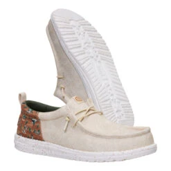 Wally Funk Duck Print - Wood Ash/Multi 10 Wally Funk Duck Print - Wood Ash/Multi -Heydude 44337 0NF WALLYFUNKDUCKPRINT WOODASHMULTI PAIR BOTTOM conversion1