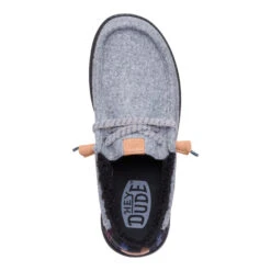 Wally Cozy Plaid - Smoke Grey/Multi 13 Wally Cozy Plaid - Smoke Grey/Multi -Heydude 44341 1VY WALLYCOZYPLAID SMOKEGREYMULTI TOP conversion1