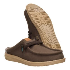 Wally Slip Cozy Plaid - Major Brown/Multi -Heydude 44342 2KH WALLYSLIPCOZYPLAID MAJORBROWNMULTI PAIR BOTTOM conversion1