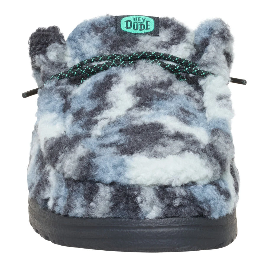 Wally Slipper Cozy Camo - Stormy Blue/Camo 4 Wally Slipper Cozy Camo - Stormy Blue/Camo - Image 4
