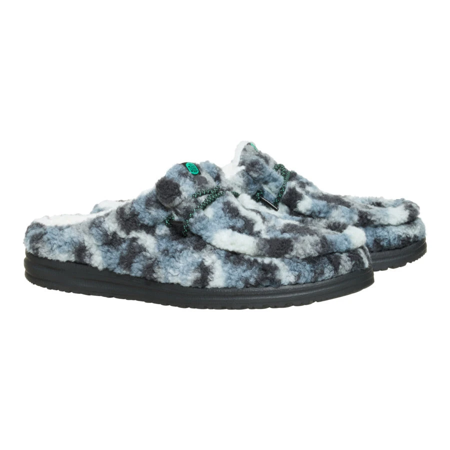 Wally Slipper Cozy Camo - Stormy Blue/Camo 2 Wally Slipper Cozy Camo - Stormy Blue/Camo - Image 2
