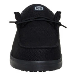 Wally Work Comp Toe - Black/Black -Heydude 44349 060 WALLYWORKCT BLACKBLACK FRONT conversion1