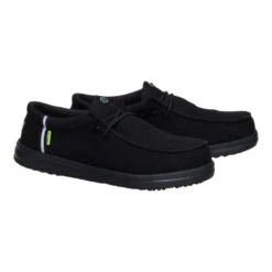 Wally Work Comp Toe - Black/Black -Heydude 44349 060 WALLYWORKCT BLACKBLACK PAIR conversion1