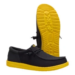 Wally Funk Pop - Black/Lemon -Heydude 44356 0EO WALLYFUNKPOP BLACKLEMON PAIR BOTTOM conversion1