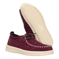 Wendy NXT Moc - Fig Purple/Wood Ash -Heydude 44365 5CE WENDYNXTMOC FIGPURPLEWOODASH PAIR BOTTOM conversion1