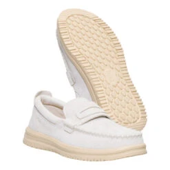 Wendy NXT Loafer - Egret/Wood Ash -Heydude 44366 0OJ WENDYNXTLOAFER EGRETWOODASH PAIR BOTTOM conversion1