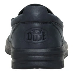 Wendy NXT Loafer Leather - Black/Black 12 Wendy NXT Loafer Leather - Black/Black -Heydude 44380 060 WALLYNXTLOAFERLEATHER BLACKBLACK BACK conversion1