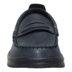 Wendy NXT Loafer Leather - Black/Black 11 Wendy NXT Loafer Leather - Black/Black -Heydude 44380 060 WALLYNXTLOAFERLEATHER BLACKBLACK FRONT conversion1