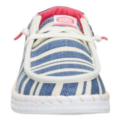 Wendy Espadrille Coast - Navy/White -Heydude 44415 462 WENDYESPADRILLECOAST NAVYWHITE FRONT conversion1