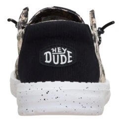 Wendy Cheetah - Tan/Black -Heydude 44542 2DL WENDYCHEETAH TANBLACK BACK conversion1 69d82fbc e690 4477 8580 2c183874ed46