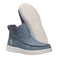 Camden Quilted - Charcoal 10 Camden Quilted - Charcoal -Heydude 44607 025 CAMDENQUILTED CHARCOAL PAIR BOTTOM conversion1