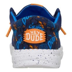 Wally Funk Youth Game On - Navy/Multi -Heydude 44608 4HQ WALLYFUNKYGAMEON BACK conversion1