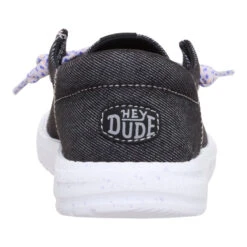 Wendy Funk Youth Friendship Lace - Black 11 Wendy Funk Youth Friendship Lace - Black -Heydude 44616 001 WENDYFUNKYFRIENDSHIPLACE BLACK BACK conversion1